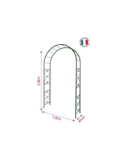 Arche "romantique" Coloris Vert Sapin Ou Fer Vieilli - Vert Sapin -Garantia Soldes Magasin arche romantique coloris vert sapin ou fer vieilli 4