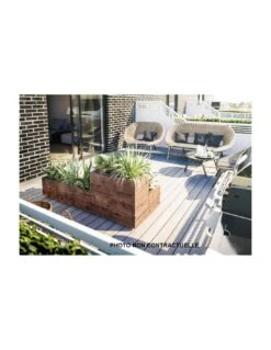 Bac Lili En Bois Traité Autoclave Marron L.34 X L.34 Cm 8 Bac Lili En Bois Traité Autoclave Marron L.34 X L.34 Cm -Garantia Soldes Magasin bac lili en bois traite autoclave marron 1