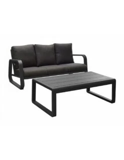 Canapé Antonino 3 Places + Table - Graphite