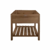 ESSCHERT DESIGN Carré Potager En Bois Teinté Marron 78.8x78.8x78 Cm -Garantia Soldes Magasin carre potager xl en bois teinte marron