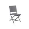 Chaise De Jardin ARA Pliante - Aluminium Et Polyester - Gris 1 Chaise De Jardin ARA Pliante - Aluminium Et Polyester - Gris -Garantia Soldes Magasin chaise de jardin ara pliante aluminium et polyester