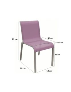 Chaise De Jardin Cauro - Aluminium Coloris Au Choix - Graphite / Gris -Garantia Soldes Magasin chaise de jardin cauro aluminium coloris au choix 1