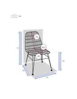 Chaise De Jardin Lambada Sésame - Métal Et Résine 9 Chaise De Jardin Lambada Sésame - Métal Et Résine -Garantia Soldes Magasin chaise de jardin lambada sesame metal et resine 3