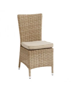 Chaise De Jardin Mooréa - Aluminium Et Résine Tressée - Terre D'ombre -Garantia Soldes Magasin chaise de jardin moorea aluminium et resine tressee 10