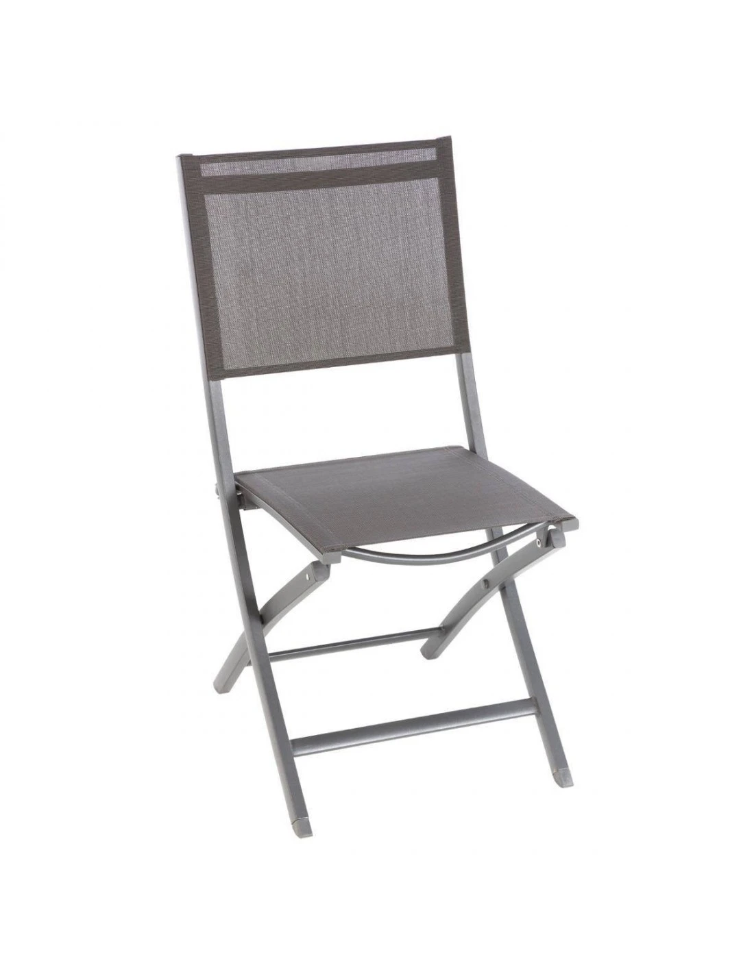 Chaise De Jardin Pliante Essentia Graphite - Aluminium Et Texaline - Graphite / Anthracite 3 Chaise De Jardin Pliante Essentia Graphite - Aluminium Et Texaline - Graphite / Anthracite