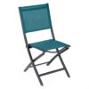 Chaise De Jardin Pliante Essentia - Graphite / Bleu Canard 2 Chaise De Jardin Pliante Essentia - Graphite / Bleu Canard -Garantia Soldes Magasin chaise de jardin pliante essentia graphite bleu canard