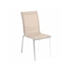 Chaise Empilable Axant Lin / Blanc -Garantia Soldes Magasin chaise empilable axant lin blanc