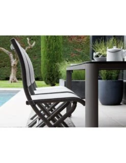 Chaise Pliante Élégance - Aluminium Grey - Grey / BB -Garantia Soldes Magasin chaise pliante elegance aluminium grey 4