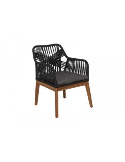 Fauteuil Dahlia Acacia - Rope Noir