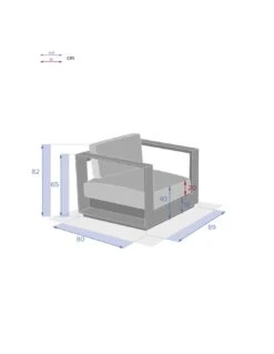 Fauteuil De Jardin Allure - Aluminium Traité époxy -Garantia Soldes Magasin fauteuil de jardin allure 2 places aluminium traite epoxy 5