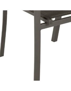 Fauteuil De Jardin Allure Empilable - Aluminium Et Texaline Matelassée - Praline / Speculos -Garantia Soldes Magasin fauteuil de jardin allure empilable aluminium et texaline matelassee praline speculos 1