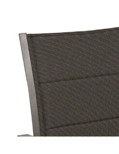 Fauteuil De Jardin Allure Empilable - Aluminium Et Texaline Matelassée - Praline / Speculos -Garantia Soldes Magasin fauteuil de jardin allure empilable aluminium et texaline matelassee praline speculos 2