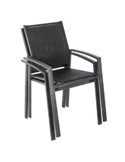 Fauteuil De Jardin Axiome En Aluminium Poivre Et Graphite -Garantia Soldes Magasin fauteuil de jardin axiome en aluminium poivre et graphite 2