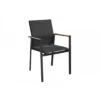 Fauteuil De Jardin Delia Empilable - Alu/Tpep/Acc - Graphite/noir -Garantia Soldes Magasin fauteuil de jardin delia empilable alutpepacc graphitenoir