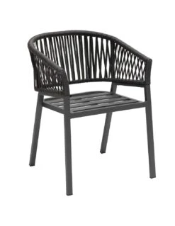 Fauteuil De Jardin Oriengo - Anthracite Et Graphite -Garantia Soldes Magasin fauteuil de jardin oriengo anthracite et graphite 2