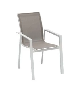 Fauteuil De Jardin Pavane - Aluminium Et Texaline - Blanc Et Noisette 12 Fauteuil De Jardin Pavane - Aluminium Et Texaline - Blanc Et Noisette -Garantia Soldes Magasin fauteuil de jardin pavane aluminium et texaline 3