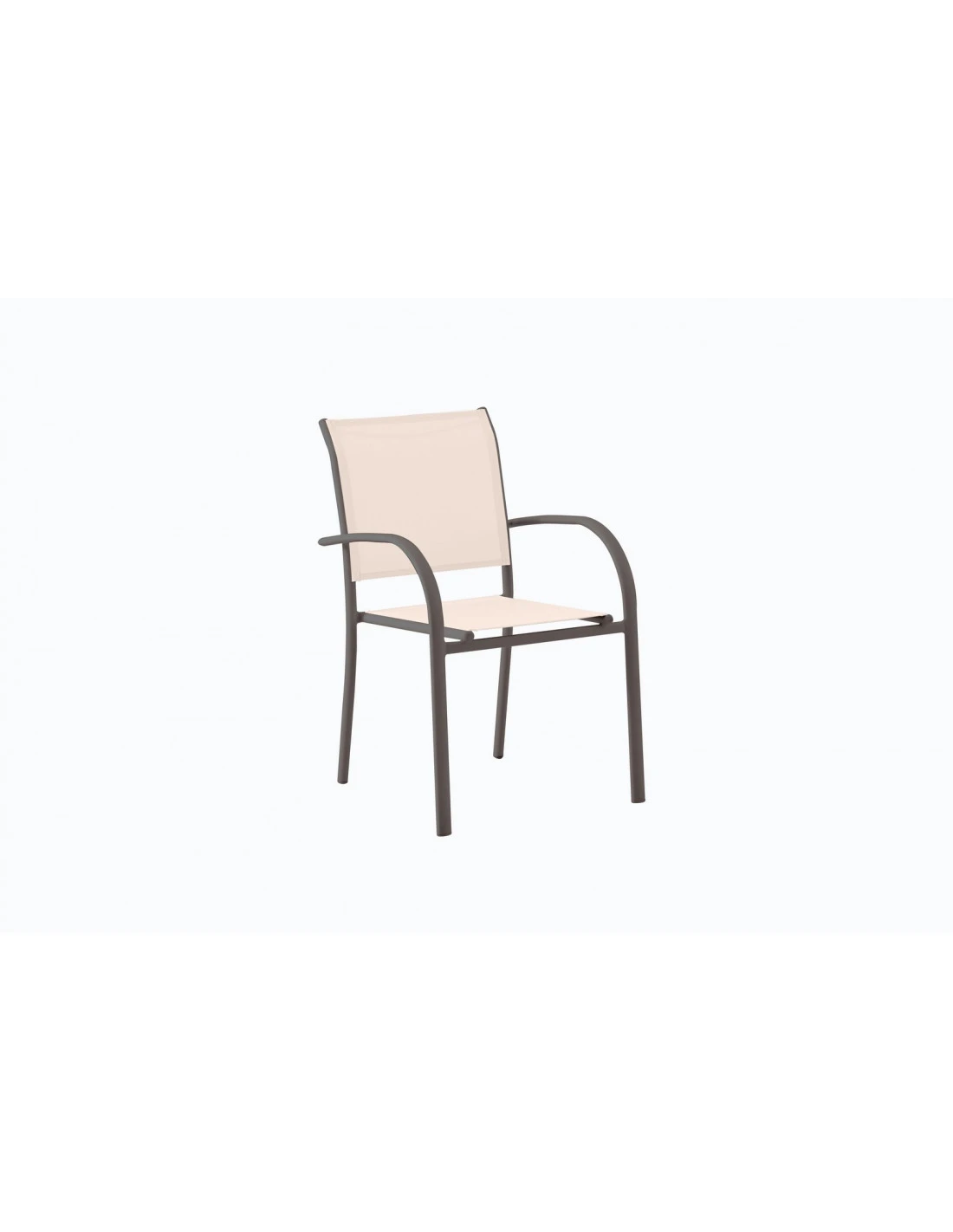 Fauteuil De Jardin Piazza - Aluminium Tonka - Lin / Tonka 3 Fauteuil De Jardin Piazza - Aluminium Tonka - Lin / Tonka