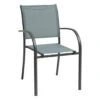 Fauteuil De Jardin Piazza Empilable - Aluminium Graphite - Graphite / Jade -Garantia Soldes Magasin fauteuil de jardin piazza empilable aluminium graphite graphite jade