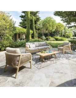 Fauteuil De Salon De Jardin Papouasie - Bois D'acacia -Garantia Soldes Magasin fauteuil de salon de jardin papouasie bois d acacia 5