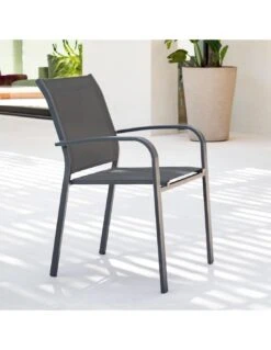 Fauteuil Empilable Essentia - Aluminium Graphite Anthracite 8 Fauteuil Empilable Essentia - Aluminium Graphite Anthracite -Garantia Soldes Magasin fauteuil empilable essentia aluminium graphite anthracite 1