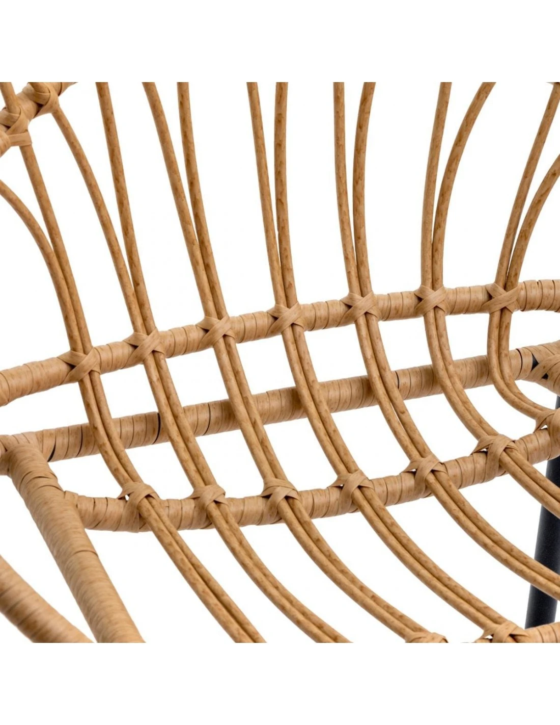 Fauteuil Empilable Lambada - Acier époxy Et Résine Sésame 5 Fauteuil Empilable Lambada - Acier époxy Et Résine Sésame – Image 3