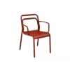 Fauteuil EOS Empilable En Aluminium - Rouge 2 Fauteuil EOS Empilable En Aluminium - Rouge -Garantia Soldes Magasin fauteuil eos empilable en aluminium coloris au choix 1