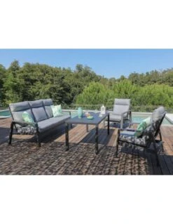 Fauteuil Le Marseille En Aluminium Grey -Garantia Soldes Magasin fauteuil le marseille en aluminium grey 1 3