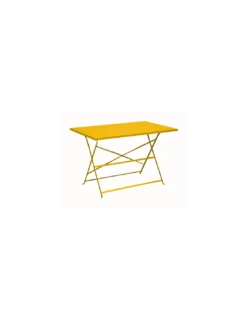 Guéridon Cuba Pliant 110x70 Cm - Acier époxy - Miel
