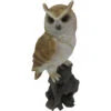 ESSCHERT DESIGN Hibou Sur Tronc L -Garantia Soldes Magasin hibou sur tronc l