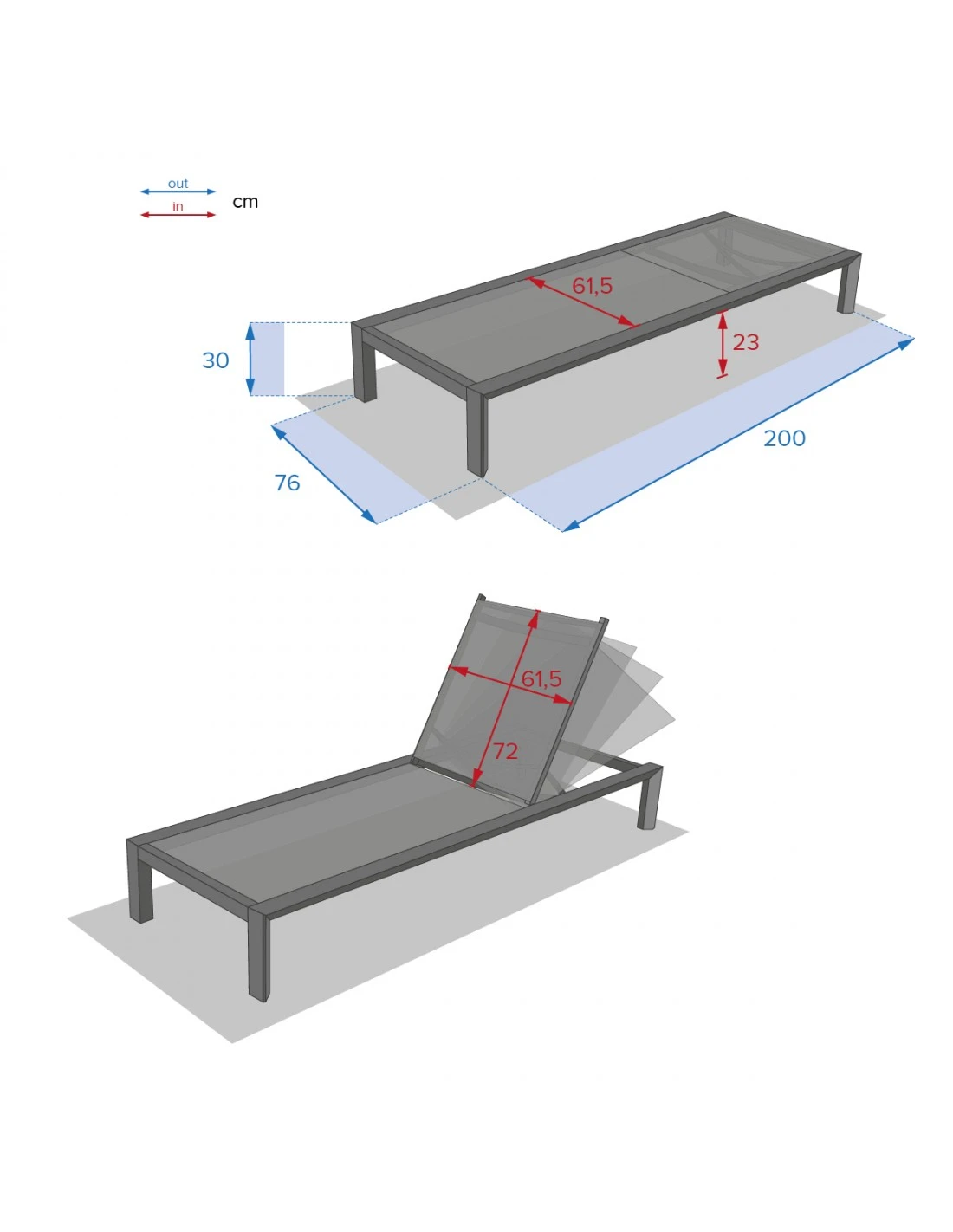 Lit De Piscine Évasion - Aluminium Et Texaline 11 Lit De Piscine Évasion - Aluminium Et Texaline – Image 9