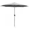 Parasol 300 Alu Anodisé Auto Inclinable Gris Chiné Clair -Garantia Soldes Magasin parasol 300 alu anodise auto inclinable gris chine clair