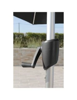 Parasol 300 Alu Anodisé Auto Inclinable Gris Chiné Clair 15 Parasol 300 Alu Anodisé Auto Inclinable Gris Chiné Clair -Garantia Soldes Magasin parasol 300 alu anodise auto inclinable gris chine clair 3