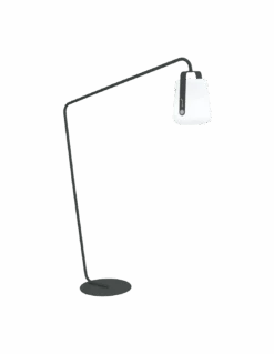 Pied De Lampe Balad Déporté Pour Terrasse Et Jardin - Carbone
