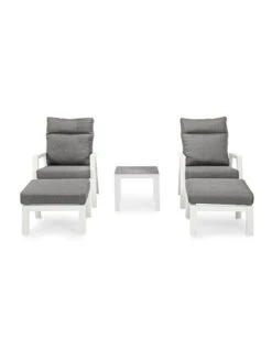 Pouf Ottoman Kledi Aluminium Gris Lunar -Garantia Soldes Magasin pouf ottoman kledi aluminium gris lunar 6