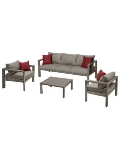 Salon De Jardin 5 Places Evasion - Aluminium Et Coussins Polyester - Tonka 12 Salon De Jardin 5 Places Evasion - Aluminium Et Coussins Polyester - Tonka -Garantia Soldes Magasin salon de jardin 5 places evasion aluminium et coussins polyester 10