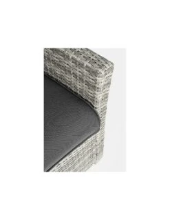 Salon De Jardin Ariel - Résine Tressée Grise - 7 Places -Garantia Soldes Magasin salon de jardin ariel resine tressee grise 7 places 9