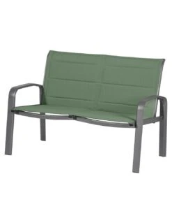 Salon De Jardin ELYN 4 Places - Aluminium Et Texaline - Vert Olive Et Graphite -Garantia Soldes Magasin salon de jardin elyn 4 places aluminium et texaline vert olive et graphite 2