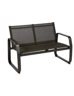 Salon De Jardin Gili 4 Places - Aluminium Et Texaline - Graphite / Anthracite Chiné -Garantia Soldes Magasin salon de jardin gili 4 places aluminium et texaline 2