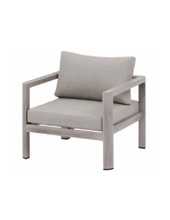 Salon De Jardin Jauca 5 Places Noisette Et Gris Boisé -Garantia Soldes Magasin salon de jardin jauca 5 places noisette et gris boise 4