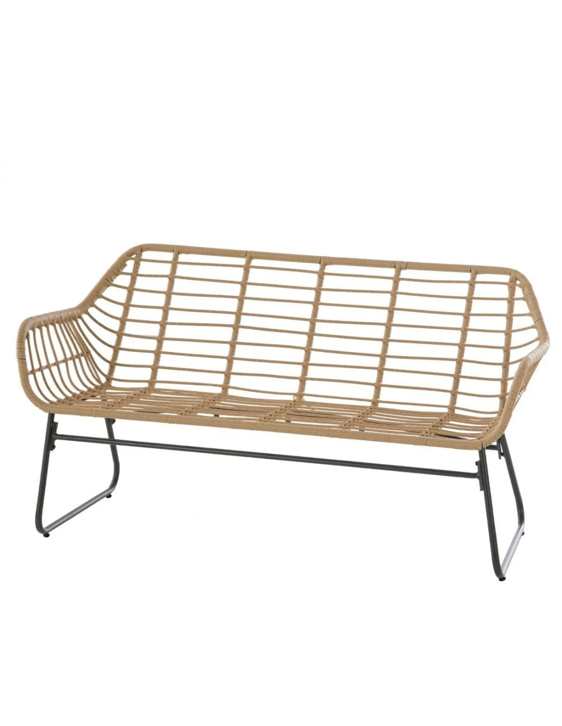 Salon De Jardin Lambada 4 Places - Résine Tressée Sésame 6 Salon De Jardin Lambada 4 Places - Résine Tressée Sésame – Image 4