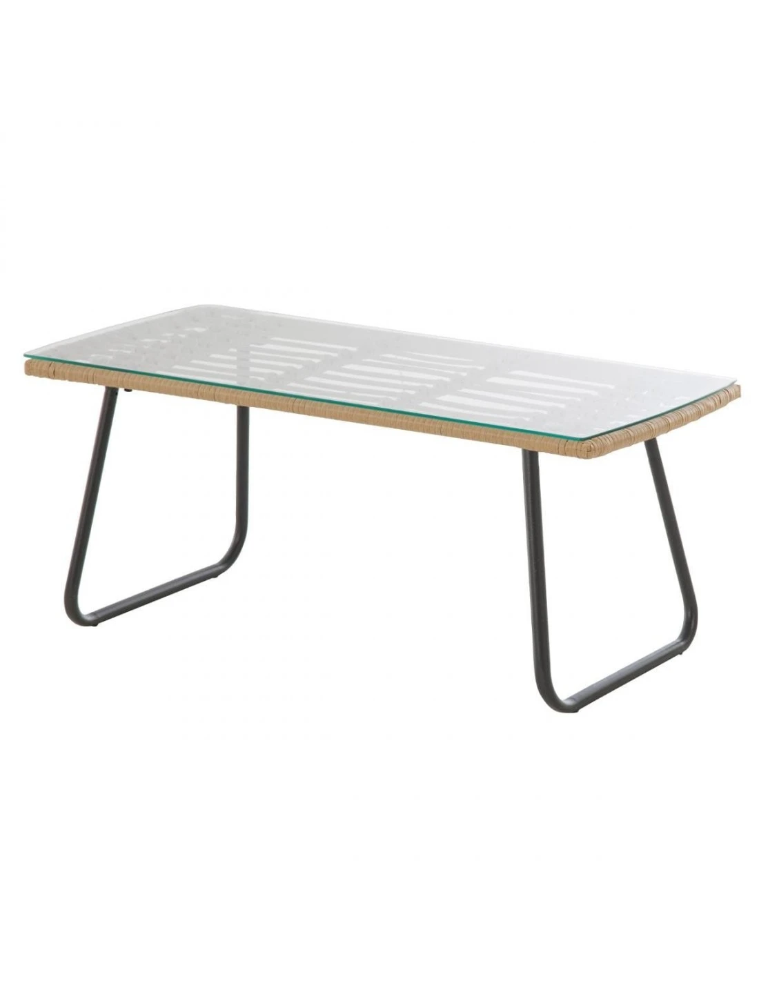 Salon De Jardin Lambada 4 Places - Résine Tressée Sésame 9 Salon De Jardin Lambada 4 Places - Résine Tressée Sésame – Image 7