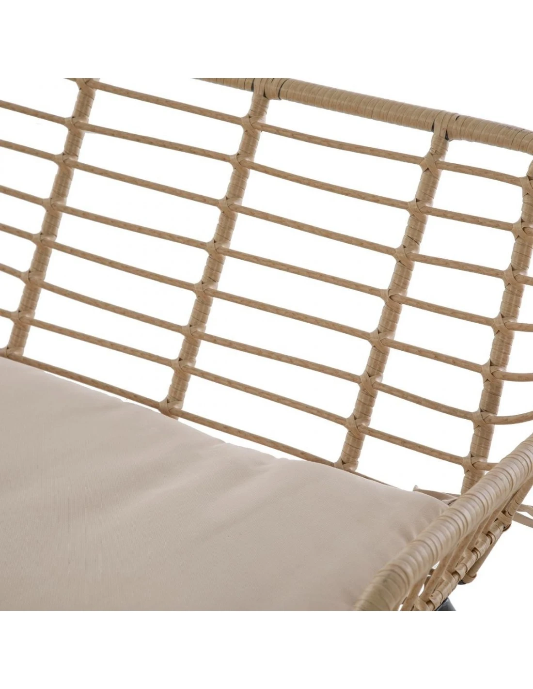 Salon De Jardin Lambada 4 Places - Résine Tressée Sésame 10 Salon De Jardin Lambada 4 Places - Résine Tressée Sésame – Image 8