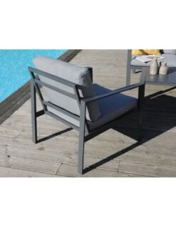 Salon De Jardin Marlo Graphite - 4 Places -Garantia Soldes Magasin salon de jardin marlo graphite 4 places proloisirs 3