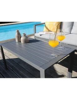 Salon De Jardin Marlo Graphite - 4 Places -Garantia Soldes Magasin salon de jardin marlo graphite 4 places proloisirs 4