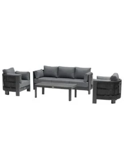 Salon De Jardin Paradize - 5 Places - Aluminium Graphite 15 Salon De Jardin Paradize - 5 Places - Aluminium Graphite -Garantia Soldes Magasin salon de jardin paradize 5 places aluminium graphite 1