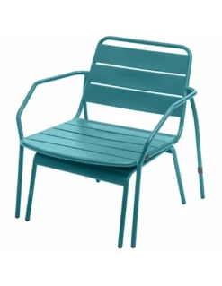 Salon Duo Relax Phuket 2 Places - Acier époxy - Bleu Canard 14 Salon Duo Relax Phuket 2 Places - Acier époxy - Bleu Canard -Garantia Soldes Magasin salon duo relax phuket 2 places acier epoxy bleu canard 5