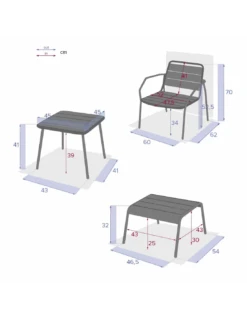 Salon Duo Relax Phuket 2 Places - Acier époxy - Bleu Canard 15 Salon Duo Relax Phuket 2 Places - Acier époxy - Bleu Canard -Garantia Soldes Magasin salon duo relax phuket 2 places acier epoxy bleu canard 6