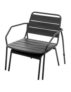 Salon Duo Relax Phuket 2 Places - Acier époxy - Graphite 14 Salon Duo Relax Phuket 2 Places - Acier époxy - Graphite -Garantia Soldes Magasin salon duo relax phuket 2 places acier epoxy graphite 5