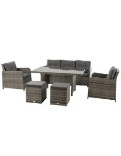 Garantia Soldes Magasin -Garantia Soldes Magasin salon repas mayari 7 places resine tressee terre d ombre 1