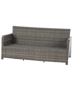 Salon Repas Mayari 7 Places - Résine Tressée Terre D'ombre -Garantia Soldes Magasin salon repas mayari 7 places resine tressee terre d ombre 4